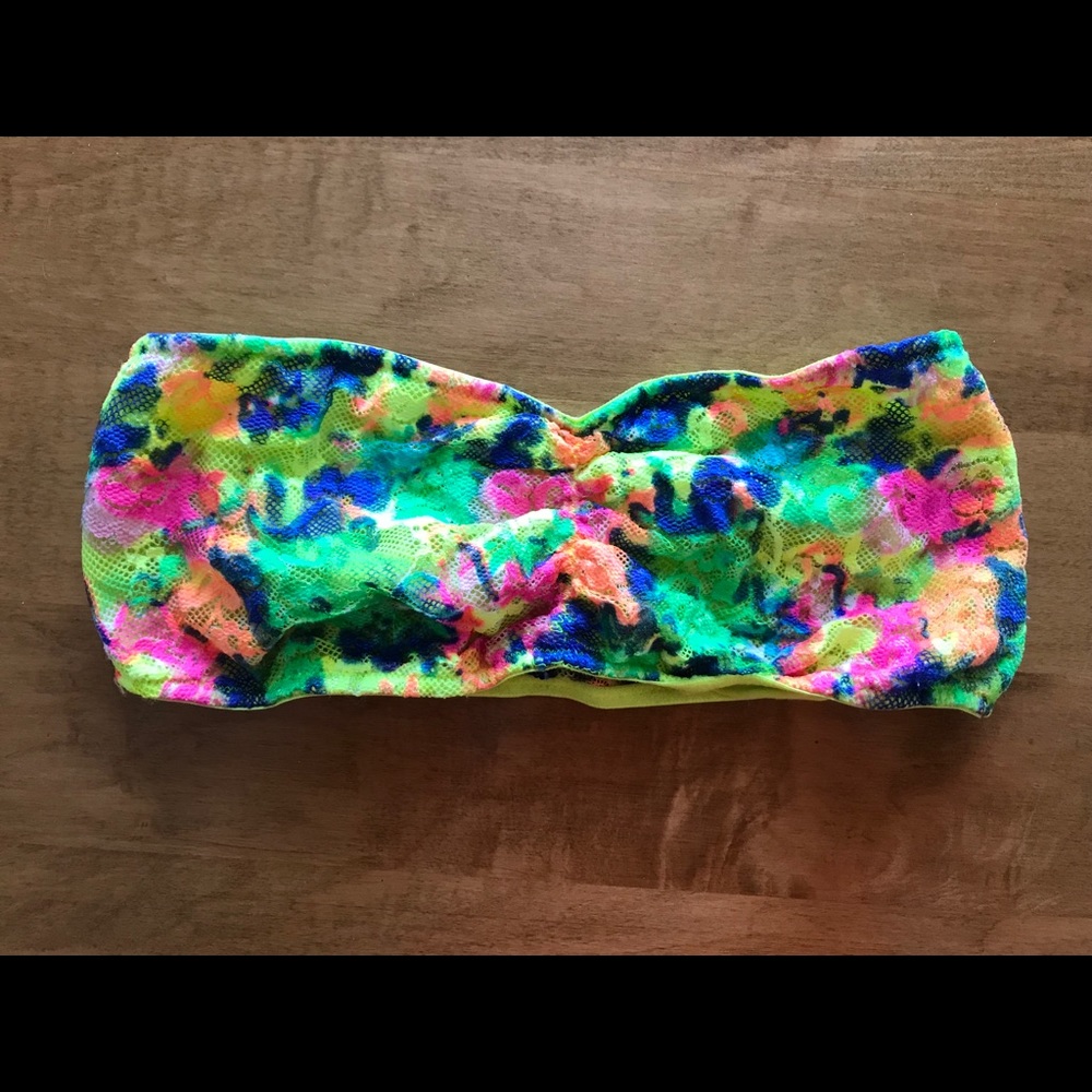 Colorful Express Lace Bandeau Top